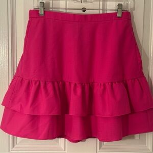 J. Crew Vibrant Pink A-Line Skirt